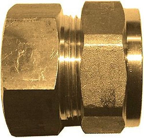 Raccord bicône droit en laiton, Bonfix, femelle 1/2" x Ø 18 mm