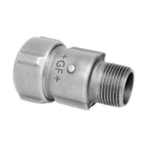 Raccord bicône galvanisé pour tube acier, Georg Fischer Primofit, mâle x tube 1"