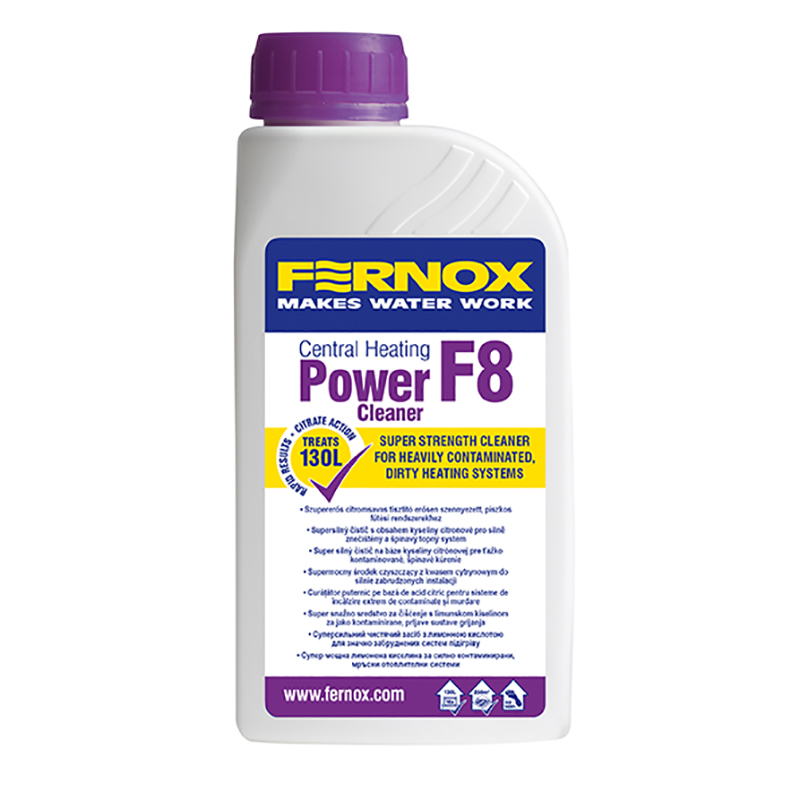 Nettoyant pour circuit de chauffage, Fernox F8 Power Cleaner, 500 ml