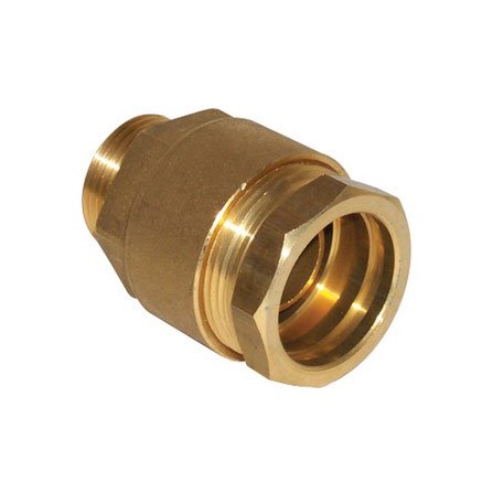 Raccord droit à compression pour PE renforcé, Huot SR3, mâle 1/2"