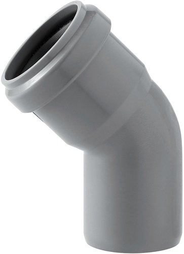 Coude PVC d'évacuation à joint, Eupen, 45°, Ø 110 mm