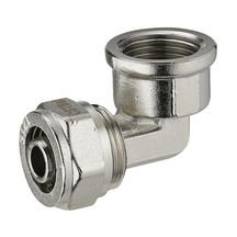 Coude à visser multicouche femelle, Ø 26 mm x femelle 1"