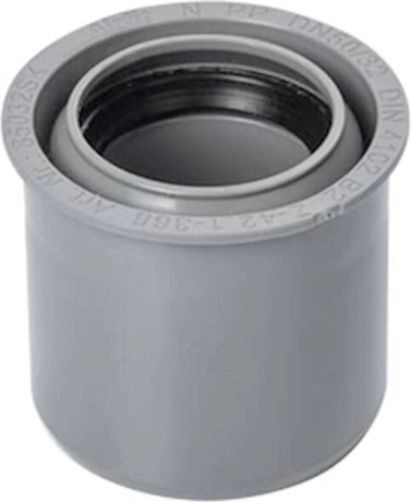 Réduction courte excentrique PP d'évacuation, Airfit, Ø 110 x 40 mm