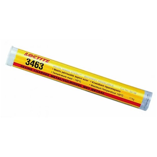 Mastic époxy chargé acier, Loctite EA 3463 Metal Magic Steel, bâton de 114 g