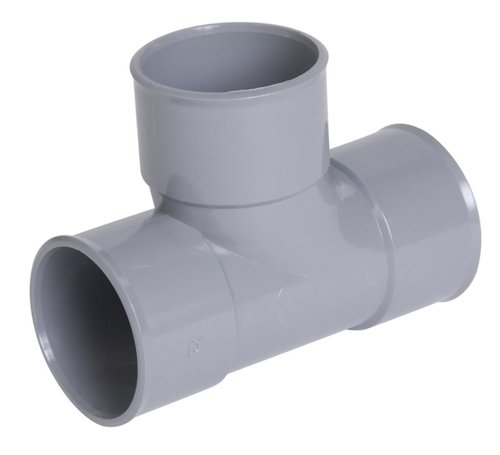 Té pied de biche PVC d'évacuation à coller, Nicoll, 87°30, Ø 32 mm, femelle-femelle