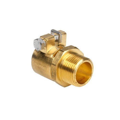 Knelkoppeling met buitendraad voor PE-X-buis, Watts Microflex, Ø 32 x 4,4 mm x buitendraad 1", sanitair