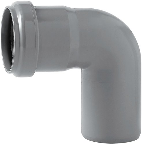 Bocht PVC-afvoer met dichting, Eupen, 87°30, Ø 32 mm