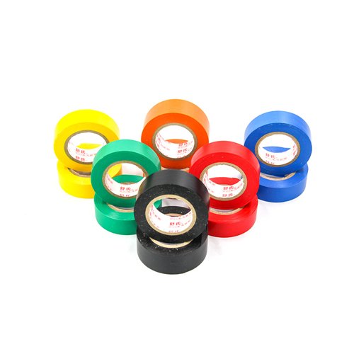 Ruban adhésif PVC, Polytec, largeur 50 mm, rouleau de 20 m, jaune