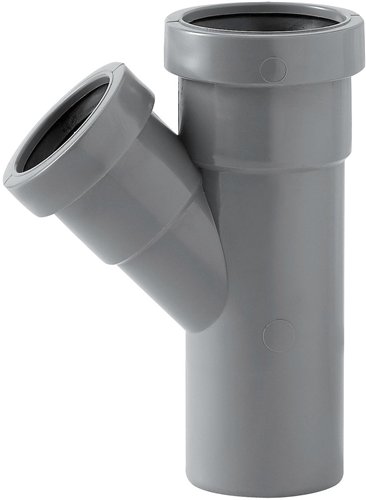 Té PVC d'évacuation à joint, Eupen, 45°, Ø 40 mm