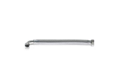 Aansluitslang sanitair gebogen, Sanutal, binnendraad 1/2" x binnendraad 1/2", lengte 100 cm