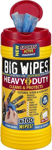 Reinigingsdoekjes, Big Wipes Heavy Duty, koker van 100