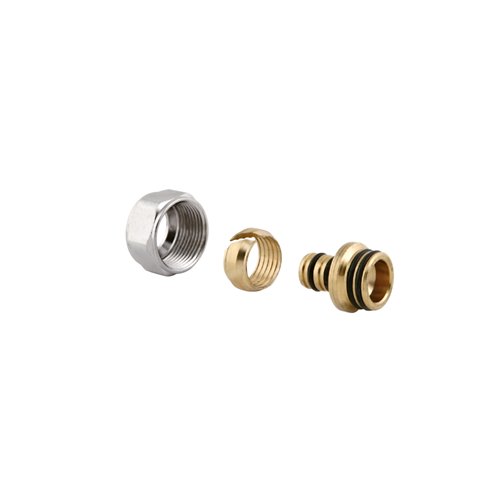 Knelkoppeling voor meerlagenbuis met euroconus, ICMA, Ø 16 mm x euroconus 3/4"
