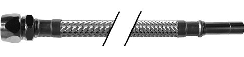 Aansluitslang sanitair, Sanutal, knel 10 mm x buis Ø 10 mm, lengte 30 cm