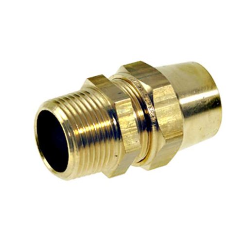 Raccord bicône droit gaz, Bonfix, mâle 1/2" x Ø 22 mm