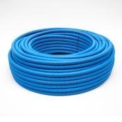 Tube multicouche gainé, Begetube alpex flex twin, Ø 16 x 2 mm, couronne de 50 m, bleu à marquage rouge