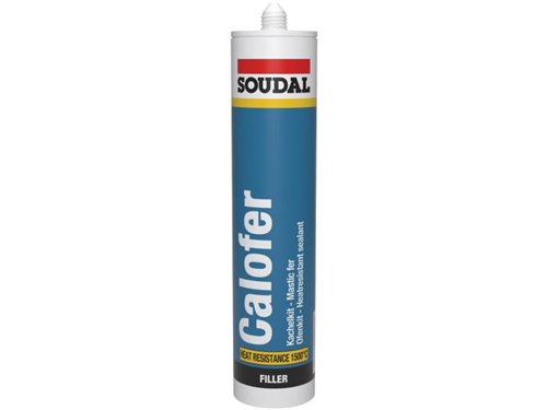 Mastic réfractaire, Soudal Calofer, cartouche de 300 ml