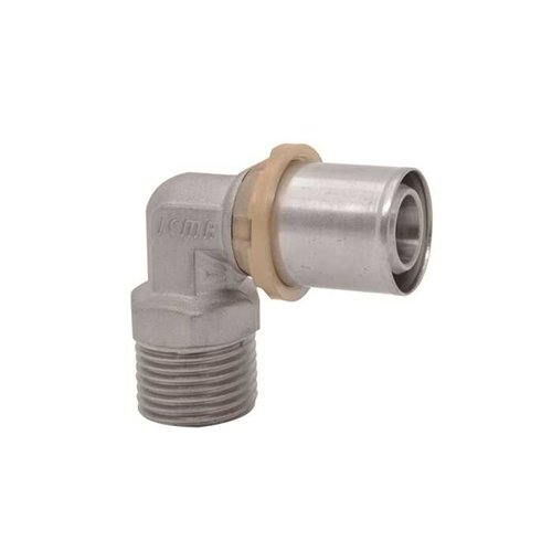 Coude 90° à sertir multicouche mâle, ICMA Sempiter, Ø 26 mm x mâle 1"