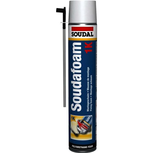 Manueel PU-schuim, Soudal Soudafoam 1K, 750 ml