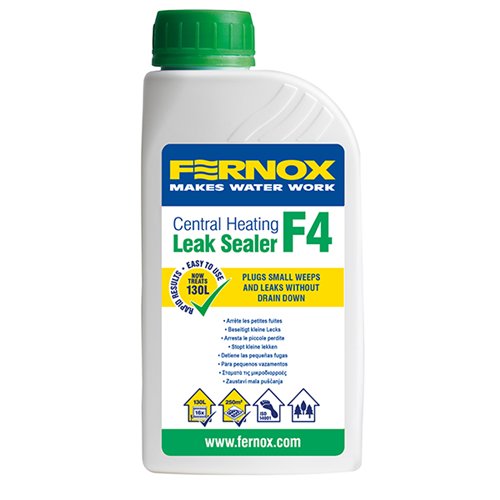 Colmateur de fuites pour circuit de chauffage, Fernox F4 Leak Sealer, 500 ml