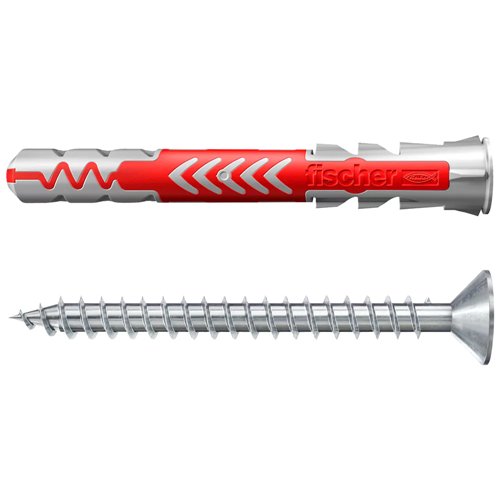 Cheville universelle avec vis, fischer DuoPower, Ø 8 x 65 mm, boîte de 25