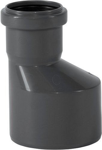 Réduction excentrique PP d'évacuation, Ostendorf HTsafe, Ø 90 x 75 mm