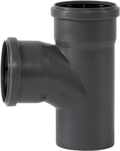 Té PP d'évacuation, Ostendorf HTsafe, 87°30, Ø 32 mm