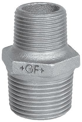 Mamelon réduit fileté en fonte galvanisée, HS Fittings, mâle 1" x mâle 3/4", n° 245