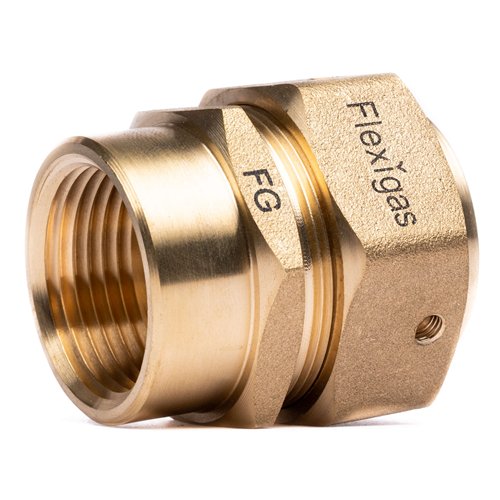 Raccord fileté pour tube gaz PLT, Flexigas, DN 40 x femelle 2"