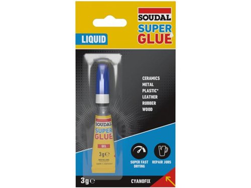 Cyanoacrylaat-secondelijm, Soudal Cyanofix 84A, 3 g