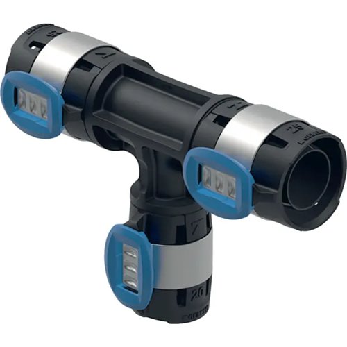 Té réduit à sertir multicouche, Geberit FlowFit, Ø 16 x 20 x 16 mm