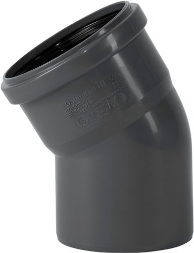 Bocht PP-afvoer, Ostendorf HTsafe, 30°, Ø 90 mm