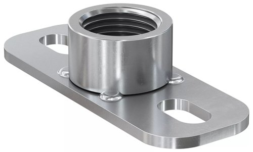 Platine de fixation, fischer GPL, filetage 1/2"