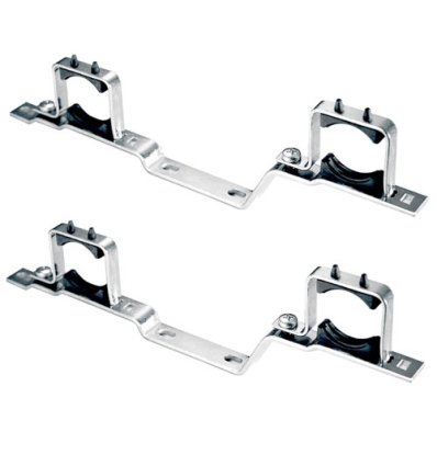 Étrier double pour collecteur, Begetube, 3/4", collecteur modulaire