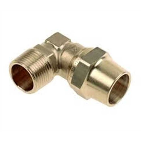 Knelbocht voor gas, Bonfix, buitendraad 1/2" x Ø 12 mm