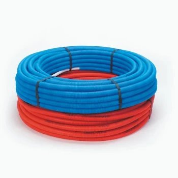 Tube multicouche gainé, Begetube alpex duo XS, Ø 20 x 2 mm, couronne de 50 m, rouge
