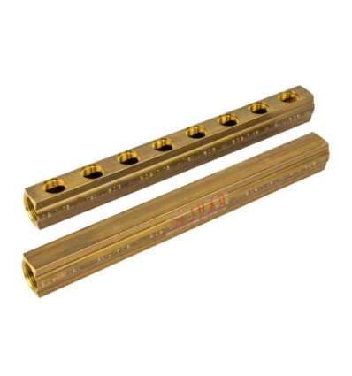 Collecteur en laiton, Begetube, 1", 4 départs femelle 1/2"