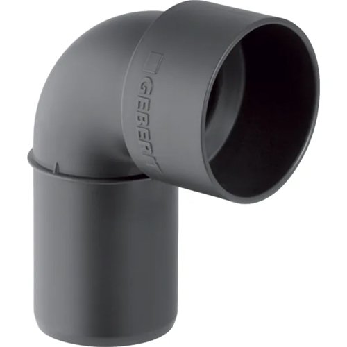 Coude de raccordement PP d'évacuation, Geberit Silent-PP, 90°, Ø 40 x 46 mm