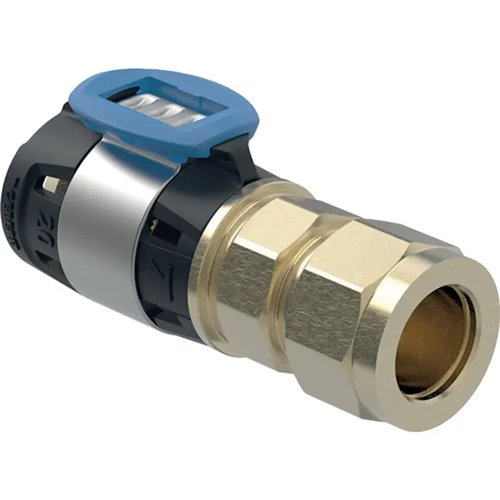 Raccord à sertir multicouche à bicône, Geberit FlowFit, Ø 16 mm x bicône Ø 15 mm