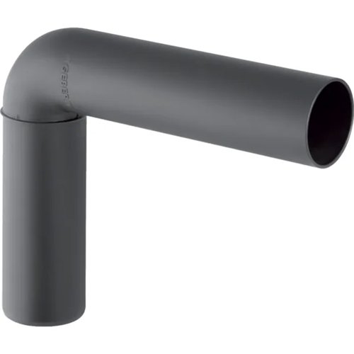 Coude de raccordement long PP d'évacuation, Geberit Silent-PP, 90°, Ø 50 x 58 mm