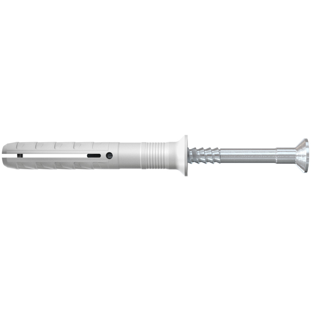 Slagplug, fischer N, Ø 8 x 80 mm, stalen nagel, doos van 50