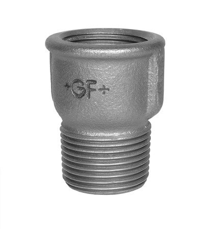 Manchon fileté en fonte noire, HS Fittings, mâle 3/8" x femelle 3/8", n° 529A