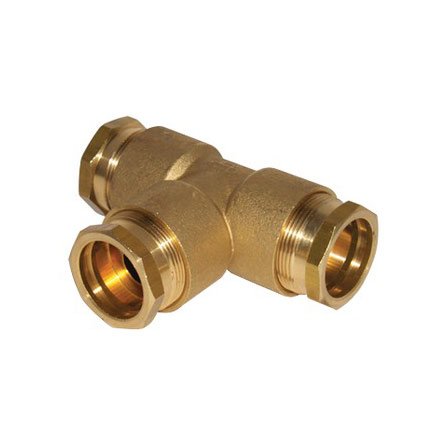T-stuk knel voor versterkte PE-buis, Huot SR11, 1/2"
