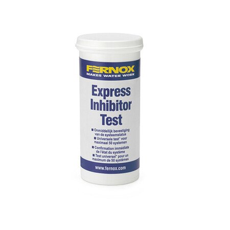 Teststrips voor inhibitor, Fernox Express Inhibitor Test, 50 strips