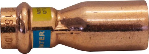 Manchon réduit à sertir cuivre eau et gaz, Effebi Unico-FBQ, mâle-femelle, Ø 42 x 35 mm