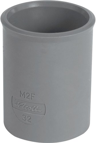 Manchon PVC d'évacuation à coller, Nicoll, Ø 90 mm, femelle-femelle