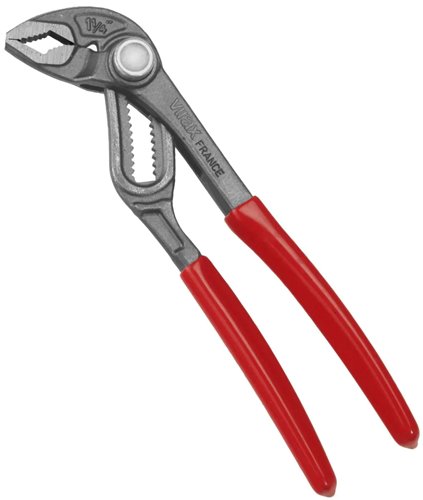 Pince multiprise à ouverture extra-large, Virax, longueur 250 mm, à bouton de verrouillage