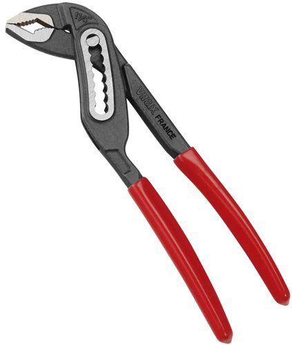 Pince multiprise à ouverture extra-large, Virax, longueur 180 mm, à manches gainés