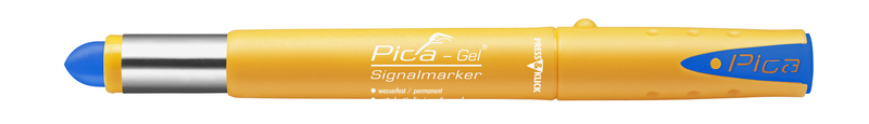 Marqueur gel pour surfaces humides, Pica GEL Signal, bleu