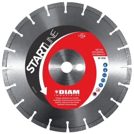 Disque diamant pour béton, Diam Industries BS60, Ø 230 mm, alésage 22,23 mm