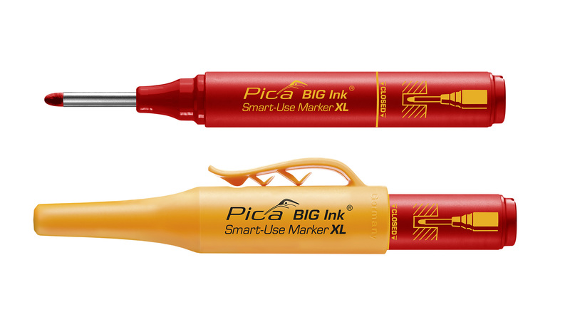 Marqueur permanent pour trous profonds, Pica BIG-Ink Smart-Use XL, rouge